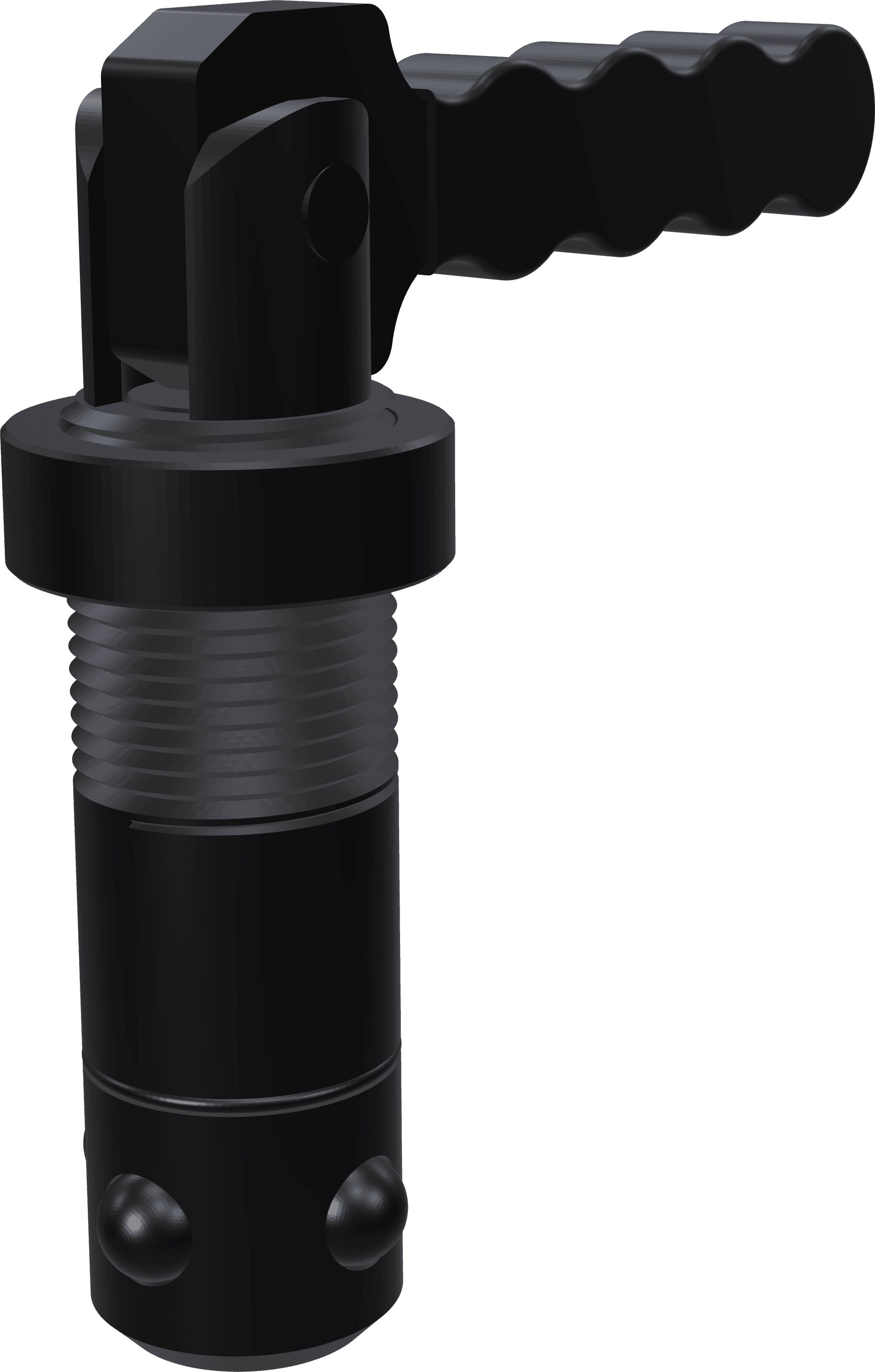 Ø28mm Verstelbare snelspanbout met handvat