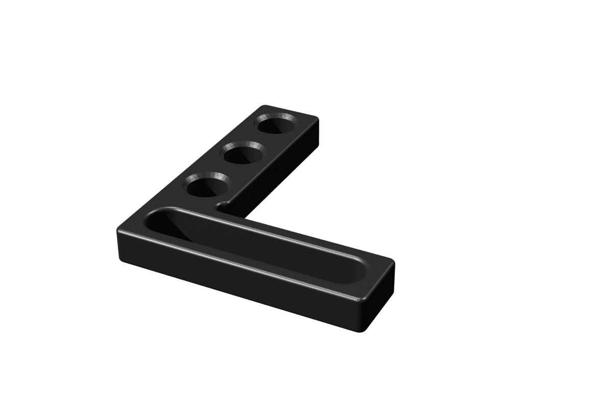 Ø28mm Winkelhaak plat